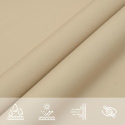 Sonnensegel Oxford-Gewebe Quadratisch 3,6x3,6 m Beige