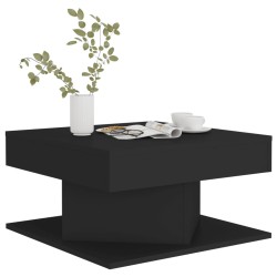 Couchtisch Schwarz 57x57x30 cm Holzwerkstoff