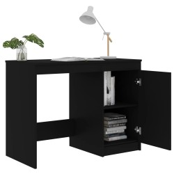 Schreibtisch Schwarz 100x50x76 cm Holzwerkstoff