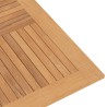 Gartentisch Klappbar 120x120x75 cm Massivholz Teak