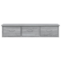 Wandschrank Grau Sonoma 88x26x18,5 cm Holzwerkstoff