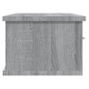 Wandschrank Grau Sonoma 88x26x18,5 cm Holzwerkstoff