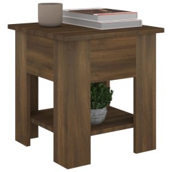 Couchtisch Braun Eichen-Optik 40x40x42 cm Holzwerkstoff