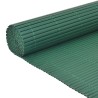 Gartenzaun Doppelseitig PVC 90×500 cm Grün