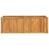 Hochbeet 150x50x50 cm Massivholz Teak