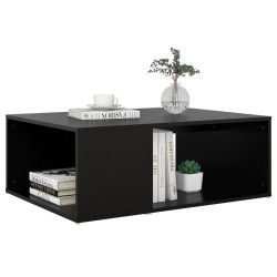 Couchtisch Schwarz 90x67x33 cm Holzwerkstoff