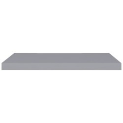 Schweberegale 4 Stk. Grau 80x23,5x3,8 cm MDF