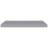 Schweberegale 4 Stk. Grau 80x23,5x3,8 cm MDF