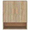 Wandschrank Sonoma-Eiche 60x31x70 cm Holzwerkstoff