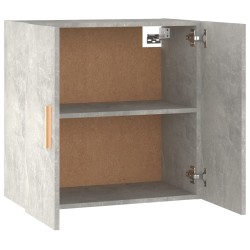 Wandschrank Betongrau 60x30x60 cm Holzwerkstoff