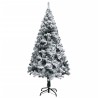 Künstlicher Weihnachtsbaum mit Schnee Grün 120 cm PVC