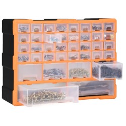 Multi-Schubladen-Organizer mit 38 Schubladen 52x16x37,5 cm