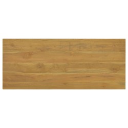 Wand-Badschrank 110x45x30 cm Teak Massivholz