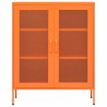 Lagerschrank Orange 80x35x101,5 cm Stahl