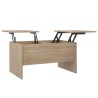 Couchtisch Sonoma-Eiche 80x50x42,5 cm Holzwerkstoff