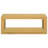 Wand-Badregal 90x45x35 cm Massivholz Teak