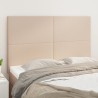 Kopfteile 4 Stk. Cappuccino-Braun 72x5x78/88 cm Kunstleder