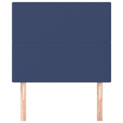 Kopfteile 2 Stk. Blau 90x5x78/88 cm Stoff