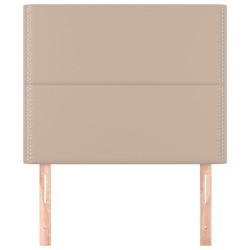 Kopfteile 2 Stk. Cappuccino-Braun 80x5x78/88 cm Kunstleder