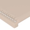 Kopfteile 2 Stk. Cappuccino-Braun 80x5x78/88 cm Kunstleder