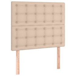 Kopfteile 2 Stk. Cappuccino-Braun 80x5x78/88 cm Kunstleder