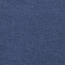 Kopfteil mit Ohren Blau 83x23x118/128 cm Stoff