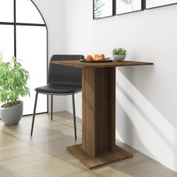 Bistrotisch Braun Eichen-Optik 60x60x75 cm Holzwerkstoff