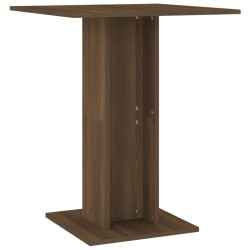 Bistrotisch Braun Eichen-Optik 60x60x75 cm Holzwerkstoff