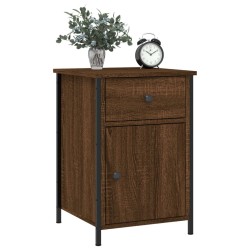 Nachttische 2 Stk. Braun Eichen-Optik 40x42x60 cm Holzwerkstoff