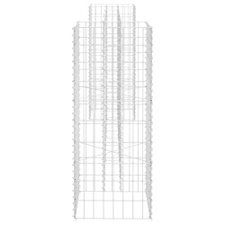 H-förmiger Gabionen-Pflanzkorb Stahldraht 260x40x100 cm