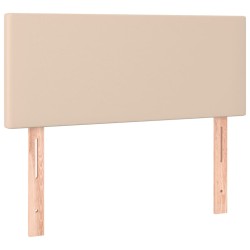 Boxspringbett Matratze Cappuccino-Braun 120x200cm Kunstleder