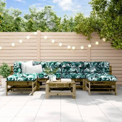 7-tlg. Garten-Lounge-Set...