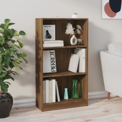 Bücherregal Braun Eiche 60x24x109 cm Holzwerkstoff