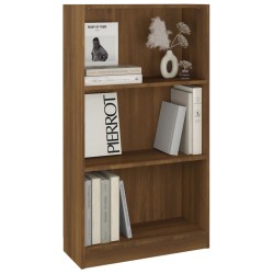 Bücherregal Braun Eiche 60x24x109 cm Holzwerkstoff