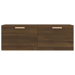 Wandschrank Braun Eichen-Optik 100x36,5x35 cm Holzwerkstoff