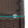 Couchtisch Braun 60 x 40 x 36 cm Poly Rattan