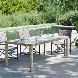 Gartentisch Grau 190x90x75...