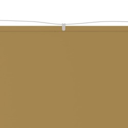 Senkrechtmarkise Beige 140x420 cm Oxford-Gewebe