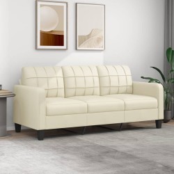 3-Sitzer-Sofa Creme 180 cm...