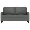 2-Sitzer-Sofa Dunkelgrau 120 cm Stoff