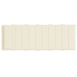 Sonnenliegen-Auflage Creme 180x60x3 cm Oxford-Gewebe