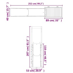 Spielturm Imprägniertes Kiefernholz