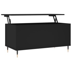 Couchtisch Schwarz 90x44,5x45 cm Holzwerkstoff