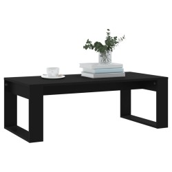 Couchtisch Schwarz 102x50x35 cm Holzwerkstoff