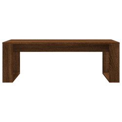 Couchtisch Braun Eichen-Optik 102x50x35 cm Holzwerkstoff