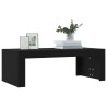 Couchtisch Schwarz 102x50x36 cm Holzwerkstoff