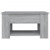 Couchtisch Grau Sonoma 79x49x41 cm Holzwerkstoff