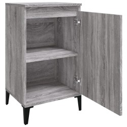 Nachttische 2 Stk. Grau Sonoma 40x35x70 cm Holzwerkstoff