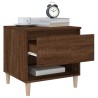 Nachttische 2 Stk. Braun Eichen-Optik 50x46x50 cm Holzwerkstoff