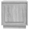 Nachttische 2 Stk. Grau Sonoma 44x35x45 cm Holzwerkstoff